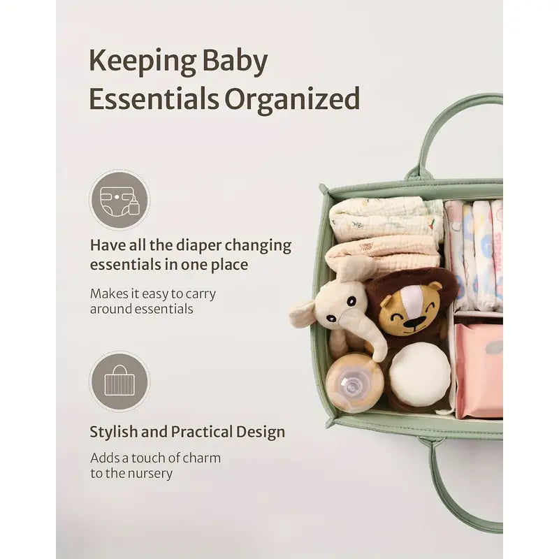 Baby Essentials Storage Diaper Bag Organizer Multiple Compartments - Various Colours